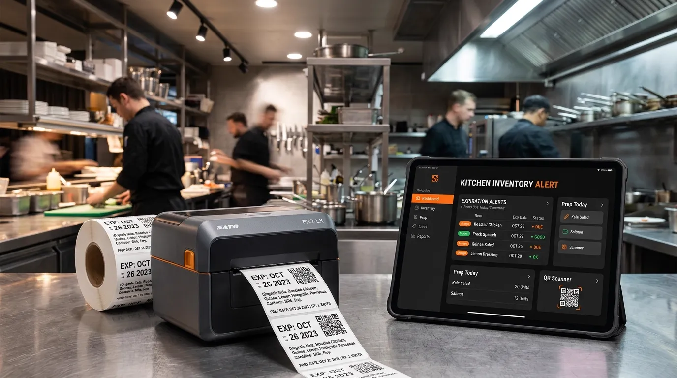 FireHub Módulo de Validade e Impressão de Etiquetas de Cozinha